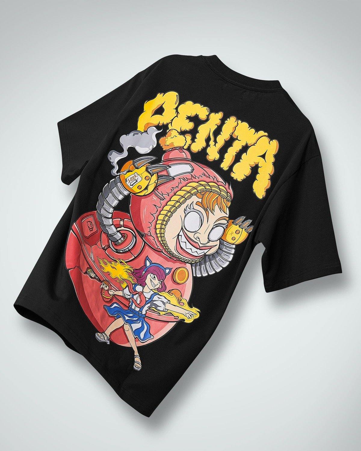 Anniebell Machine T-shirt Black - PENTA