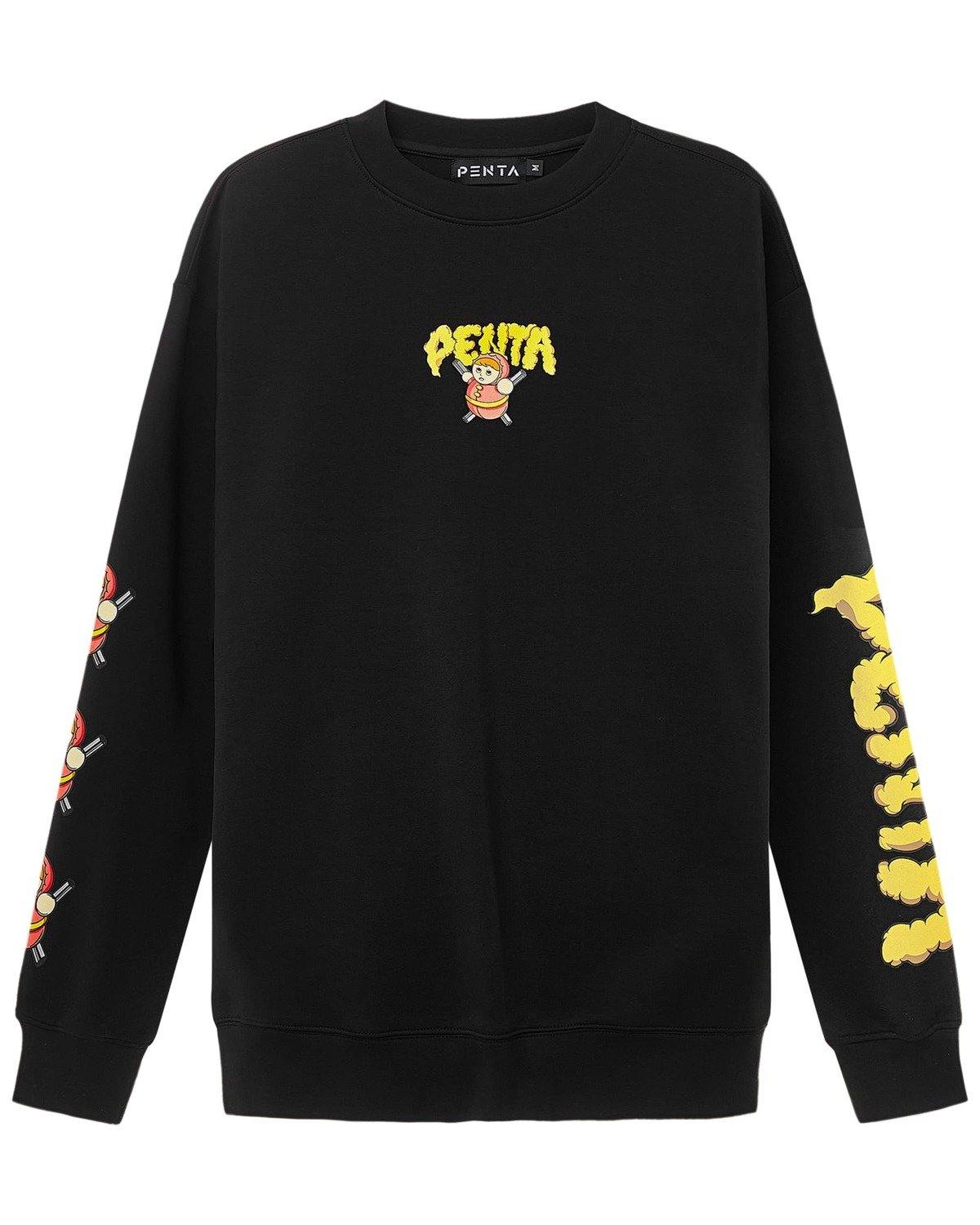 Anniebell Machine Sweater Black - PENTA