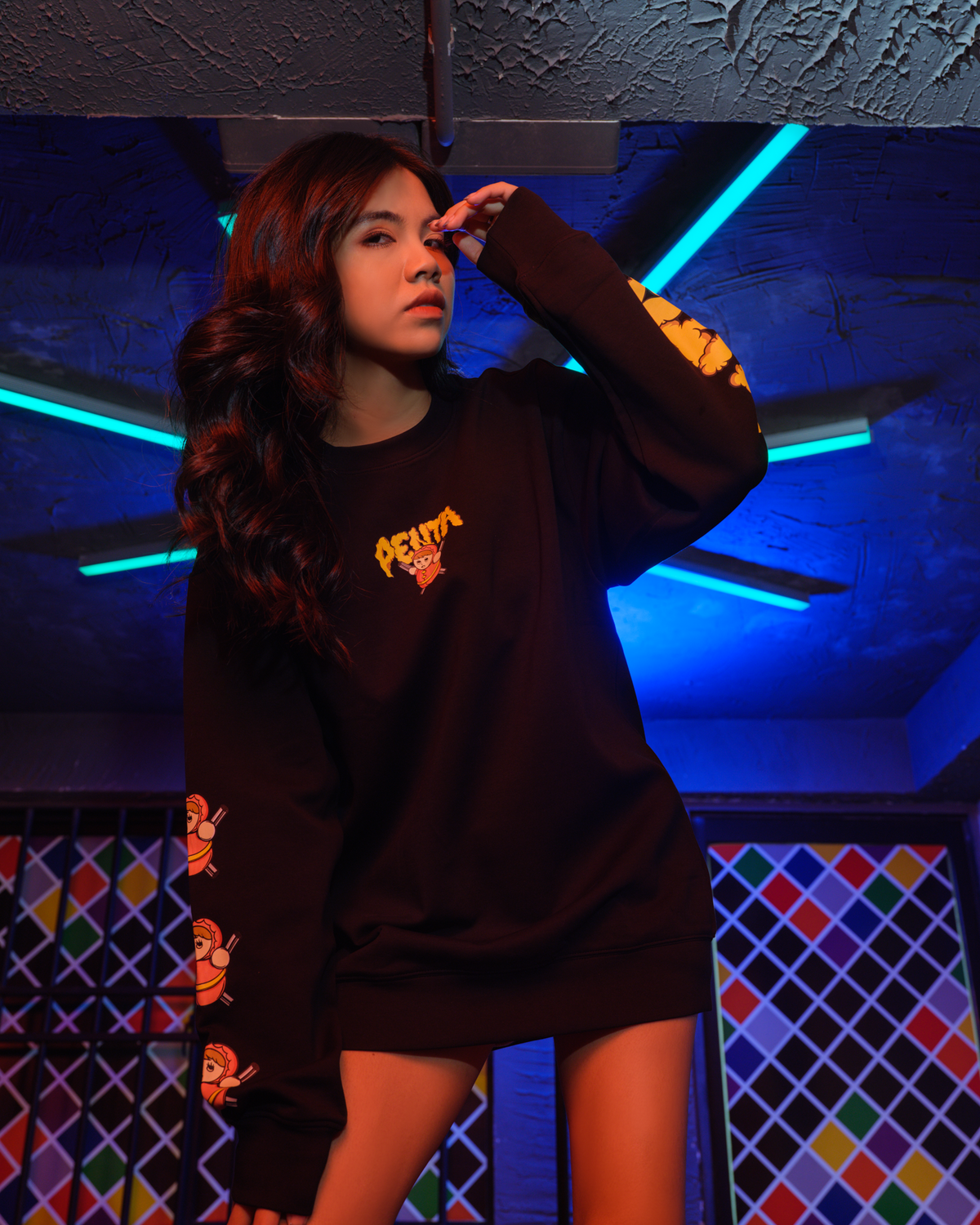 Anniebell Machine Sweater Black - PENTA