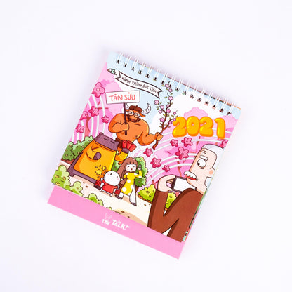 Lịch Để Bàn Thỏ Bảy Màu 2021 - PENTA