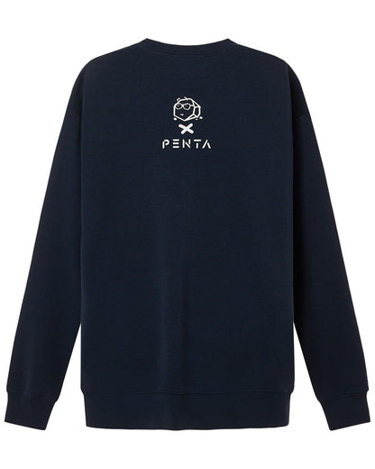 "Destiny 4:30pm" Sweater Navy - PENTA