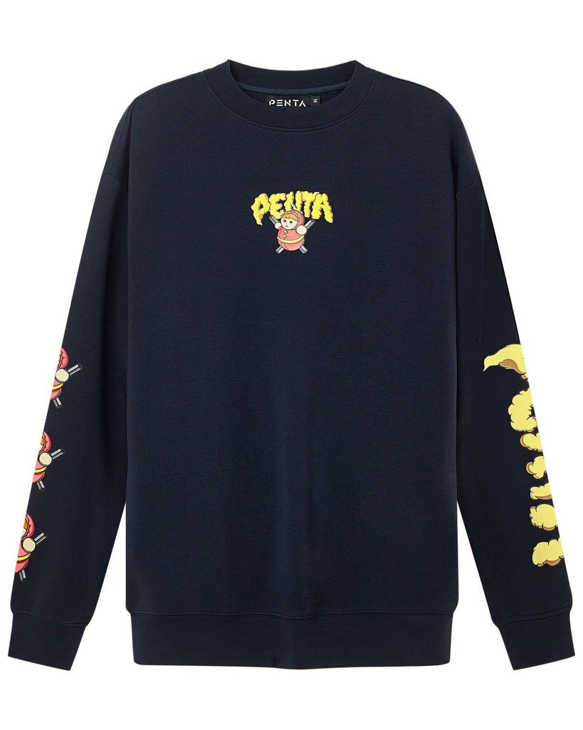 Anniebell Machine Sweater Navy - PENTA