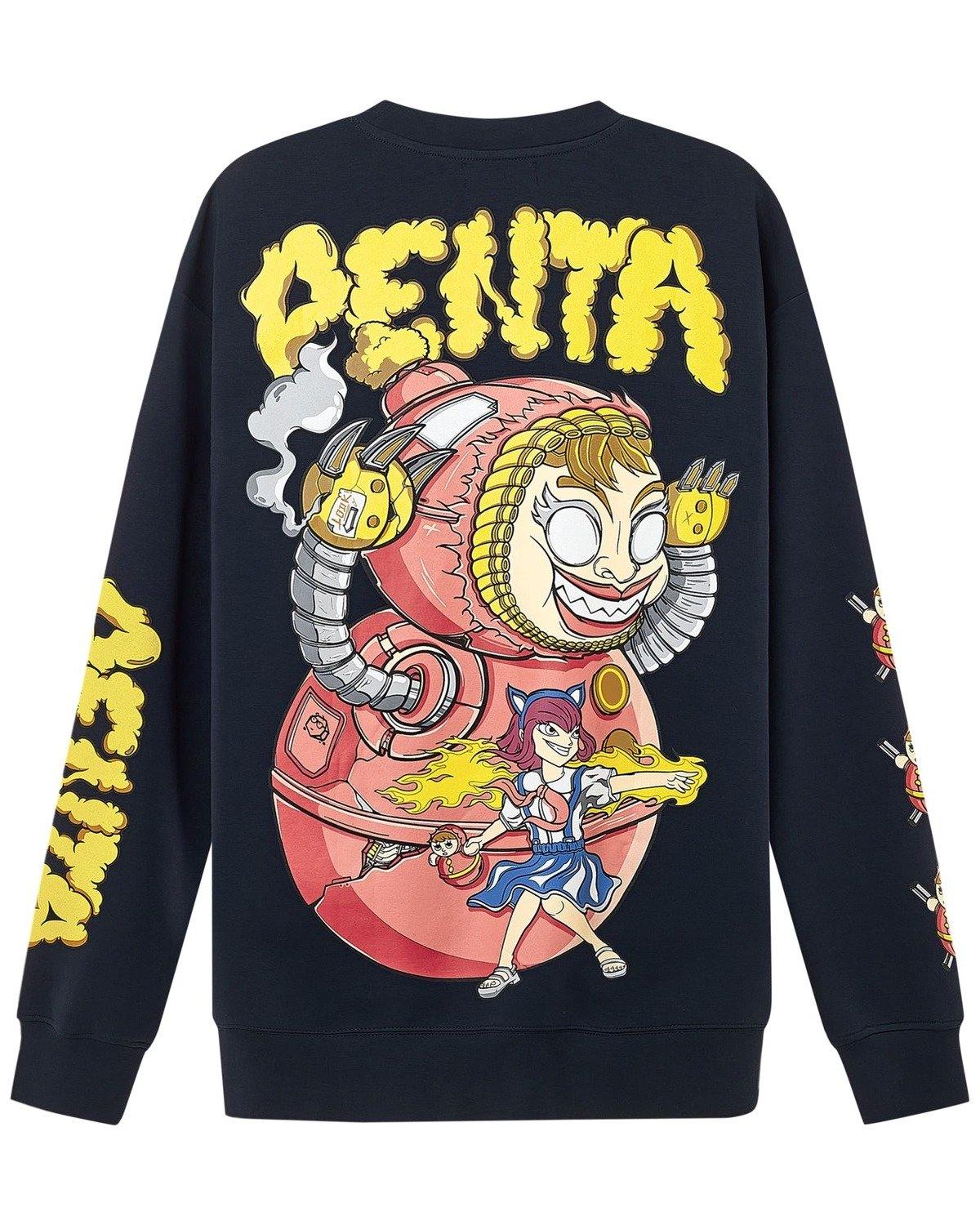 Anniebell Machine Sweater Navy - PENTA